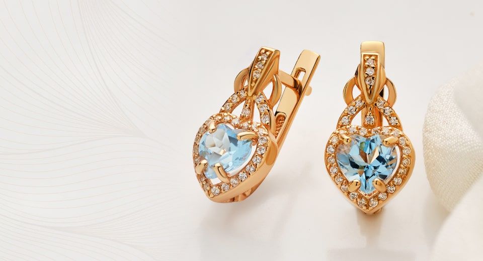 Bridal rose gold jewellery